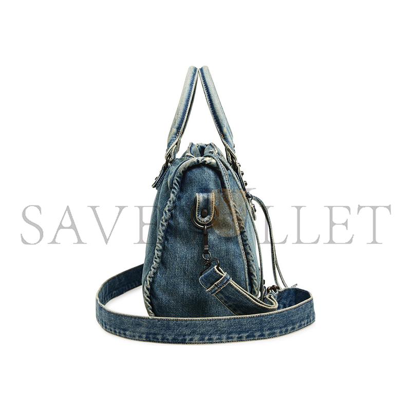 BALENCIAGA MEDIUM LE CITY DENIM SATCHEL 8348667 (37*23.4*15cm)